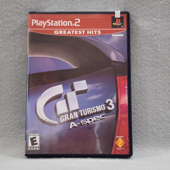 GRAN TURISMO 3 Greatest Hits Sony PlayStation2 PS2 Used, Complete, Untested - Picture 1 of 4